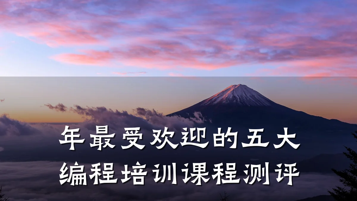 年最受欢迎的五大编程培训课程测评
