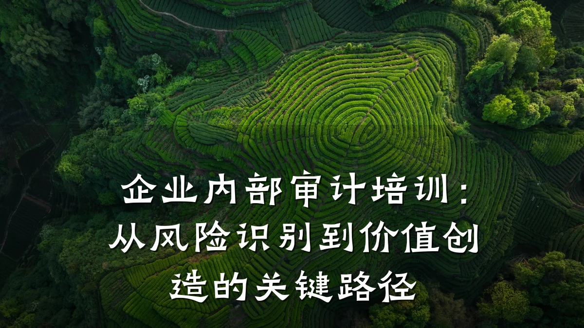 企业内部审计培训:从风险识别到价值创造的关键路径