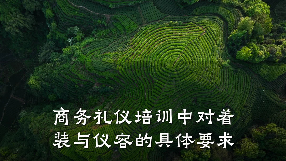 商务礼仪培训中对着装与仪容的具体要求