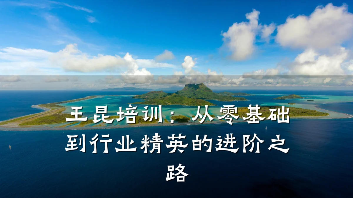 王昆培训：从零基础到行业精英的进阶之路