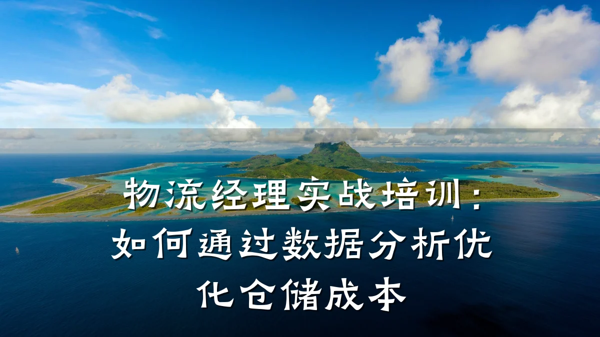 物流经理实战培训:如何通过数据分析优化仓储成本