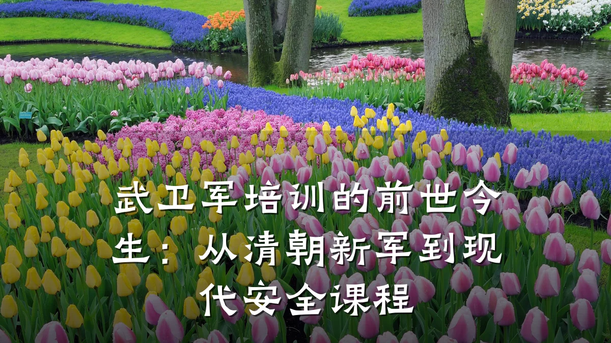 武卫军培训的前世今生:从清朝新军到现代安全课程