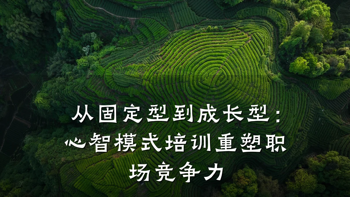 从固定型到成长型:心智模式培训重塑职场竞争力