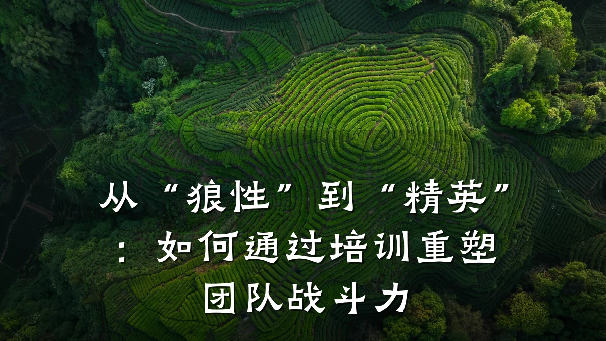 从“狼性”到“精英”:如何通过培训重塑团队战斗力