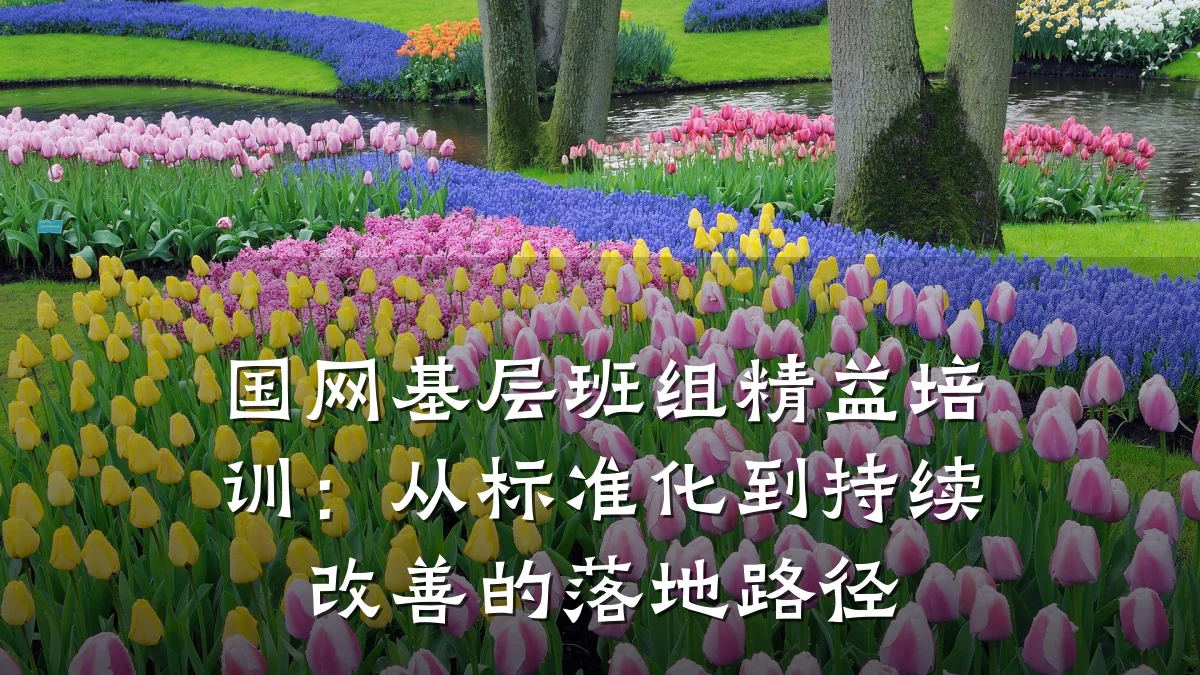 国网基层班组精益培训:从标准化到持续改善的落地路径