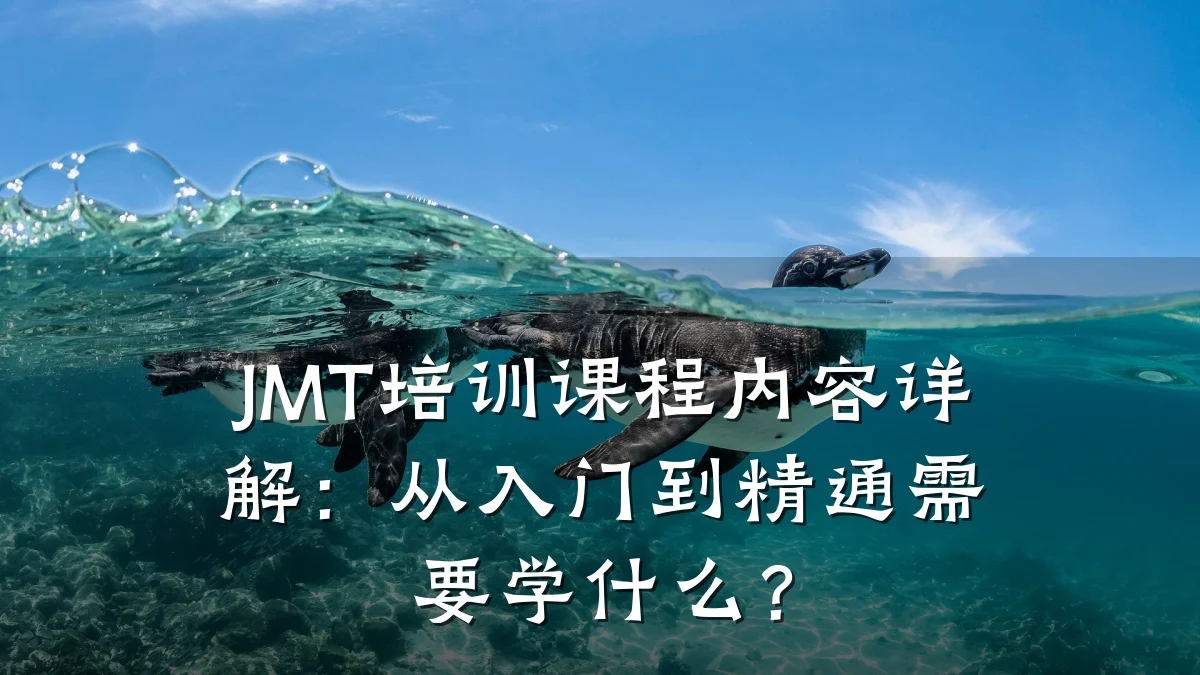 JMT培训课程内容详解:从入门到精通需要学什么?
