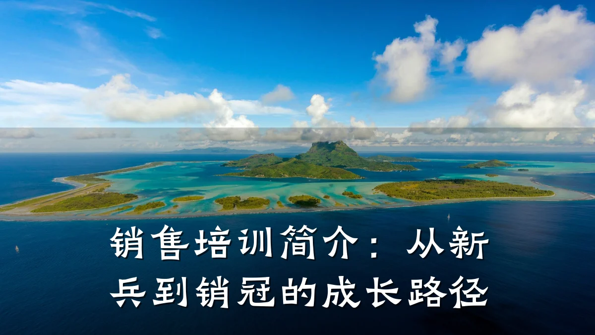 销售培训简介:从新兵到销冠的成长路径