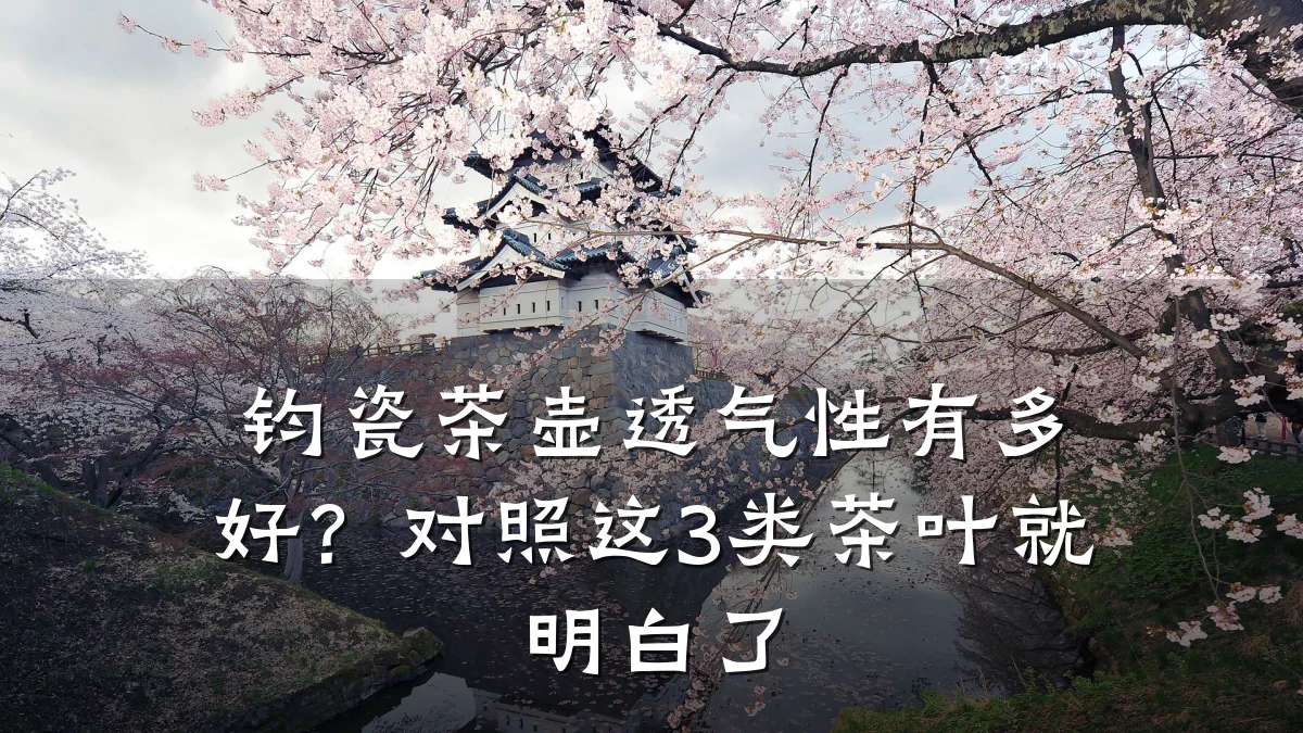 钧瓷茶壶透气性有多好？对照这3类茶叶就明白了
